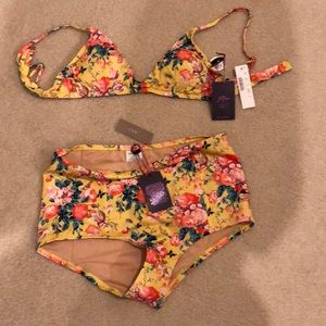 NWT jcrew liberty floral bathing suit